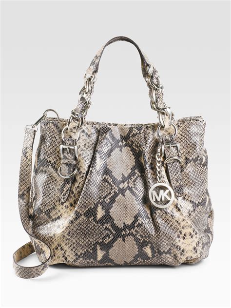 macys michael kors python purse|Michael Kors glitter purse.